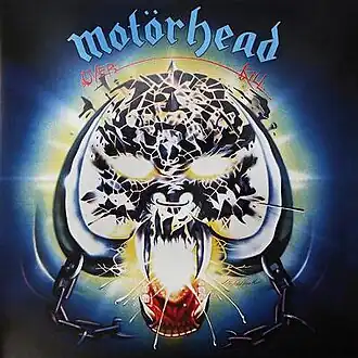 Обложка альбома Motörhead «Overkill» (1979)