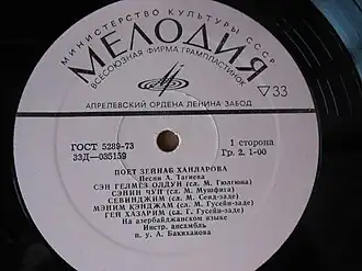 Обложка песни Зейнаб Ханларова, Фаик Агаев, Алихан Самедов, Сати Казанова и др. «Ты не пришла»