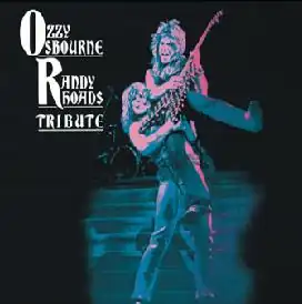 Обложка альбома Ozzy Osbourne & Randy Rhoads «Tribute» (1987)