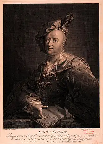 Гравюра по портрету работы худ.Робера Турньера