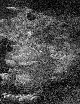 Факула Сикоку на радиолокационном снимке космического аппарата «Кассини» (2006)