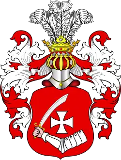 Дворянский герб Лизогубов,разновидность герба Погоня