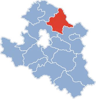 Коженна на карте