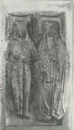 Надгробье Яна и его жены Магдалены