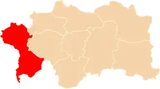 Брестский повет на карте