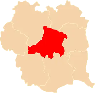 Новогрудский повет на карте