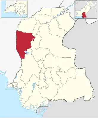 Даду на карте