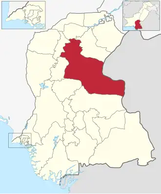 Хайрпур на карте