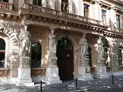 Кариатиды. Дворец Эпштейна, Рингштрассе, Вена. Архитектор Т. фон Хансен