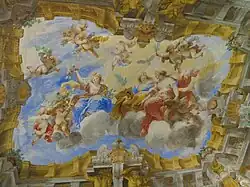 Перспективный плафон «Зала мира». 1656. Валерио Кастелло