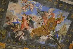 Плафон «Зала Колесницы Времени». 1654–1659. Валерио Кастелло
