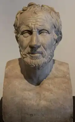 Мраморный бюст Паниасида. Римская копия с греческого оригинала, I век н. э. Национальный археологический музей Неаполя