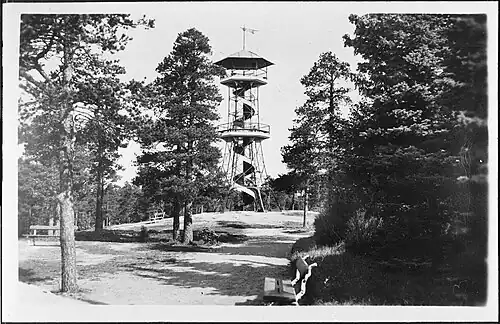 Обзорная башня в 1930-е годы