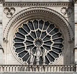 Роза западного фасада