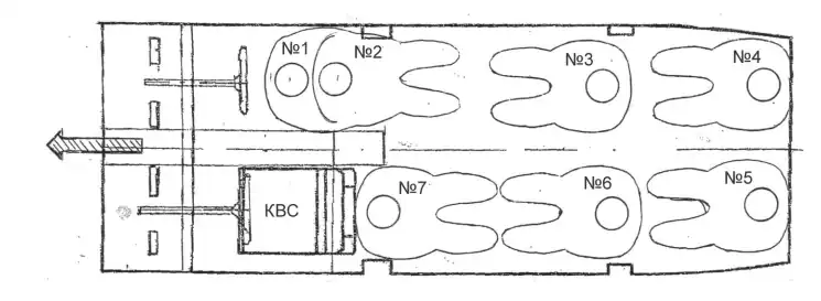 Схема размещения пассажиров RA-0257G
