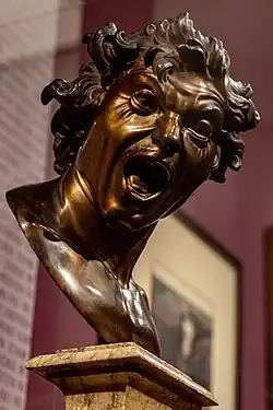 Проклятая душа (по Дж. Л. Бернини). 1707. Бронза. Коллекция Лихтенштейнов, Вена