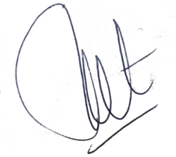 Изображение автографа