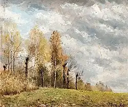 Берёзовая роща в окрестностях Веймара.