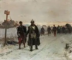Эпизод из Франко-прусской войны (1870-1871).