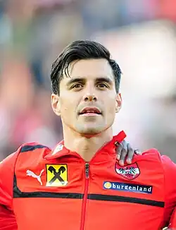 Пауль Шарнер 5 июня 2012 года перед игрой с Румынией