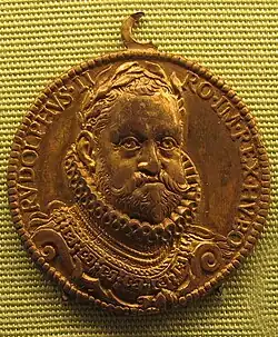 Медаль с портретом императора Рудольфа II