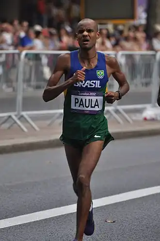 На олимпийском марафоне в Лондоне