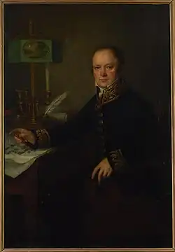 П. И. Ремизов. Портрет А. А. Михайлова 2-го. 1818Холст, масло. 122,5 × 86 смМузей Российской академии художеств, Санкт-Петербург