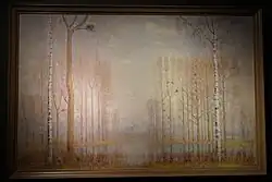 Пейзаж с собором. Музей изящных искусств (Реймс)