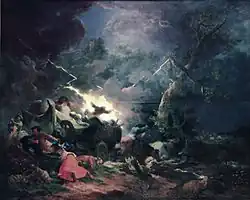 Крестьяне, застигнутые врасплох бурей