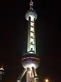 Телебашня ночью