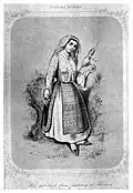 Крестьянка из окрестностей Бухареста, 1853 г.