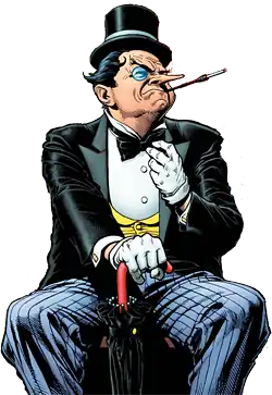 Пингвин на обложке комикса Secret Origins Special #1 (август 1989)Художник — Брайан Болланд