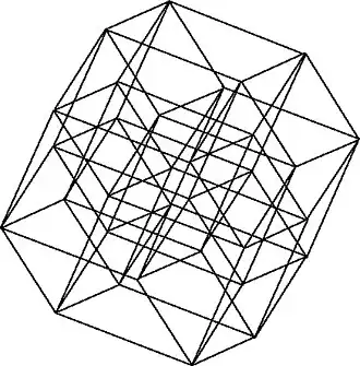 Проекция пентеракта на плоскость