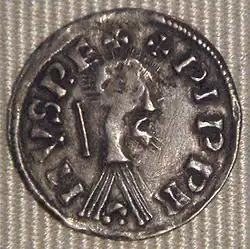 Денье Пипина I Аквитанского.