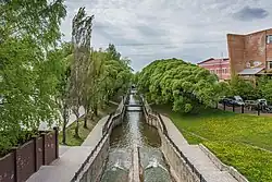 Нижнее течение реки весной 2019 года