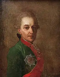 Пётр Петрович Озеров, портрет работы Ф.С. Рокотова, 1774 г.