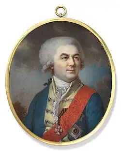 Портрет работы неизвестного художника по оригиналуИ. Б. Лампи Старшего, 1790-е гг.