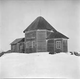 Утраченная церковь Вознесения, вид с юго-востока