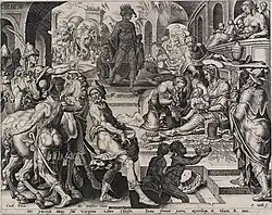 Поклонение волхвов. По оригиналу М. ван Хемскерка Ок. 1570