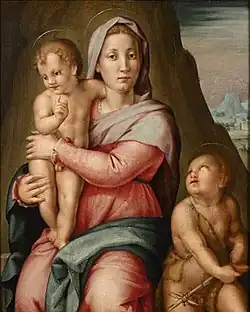 Мадонна с младенцами Иисусом и Иоанном Крестителем. Местонахождение неизвестно
