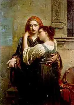 Молодые уличные музыканты. Ок. 1870. Частное собрание