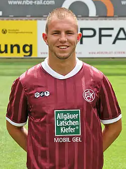 Пьер де Вит в качестве игрока «Кайзерслаутерна», 2010 год.