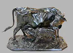 Корова с телёнком