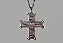 Медальон паломника. 1100-е. Свинец. Музей Бергена, Норвегия