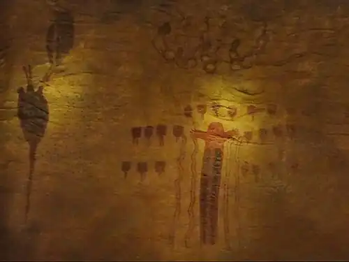 Наскальные рисунки в пещере Сан-Висенте