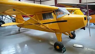 Piper PA-15 Vagabond выпуска 1948 г. в музее