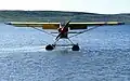 Piper PA-18-150 «Super Cub» (floatplane version) (на озере на стоянке)