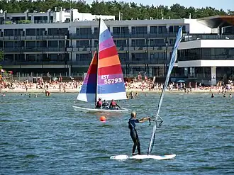 Пляж и комплекс «Pirita Beach Apartments & SPA»