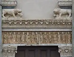 Архитрав церкви Сан-Бартоломео