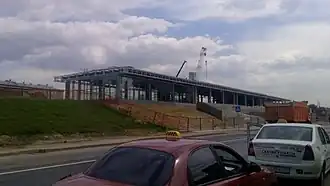 Строительство вестибюля, 2 июня 2016 года